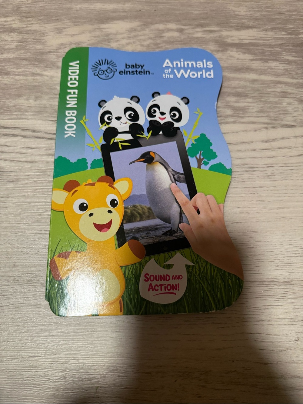 Baby Einstein Animals of the World Sound & Action Book - Blue